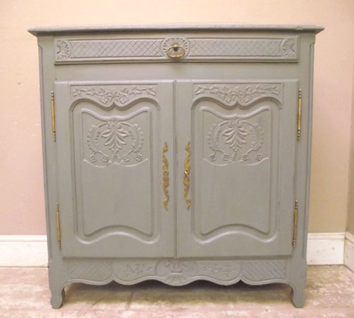 old french painted sideboard